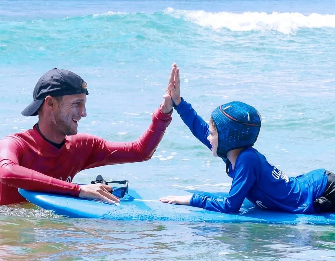 Little Surfers Lesson In Seminyak
